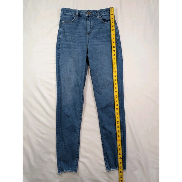 American Eagle Curvy Hi Rise Jegging Next Level Stretch Women's 8 Long - Picture 3 of 10